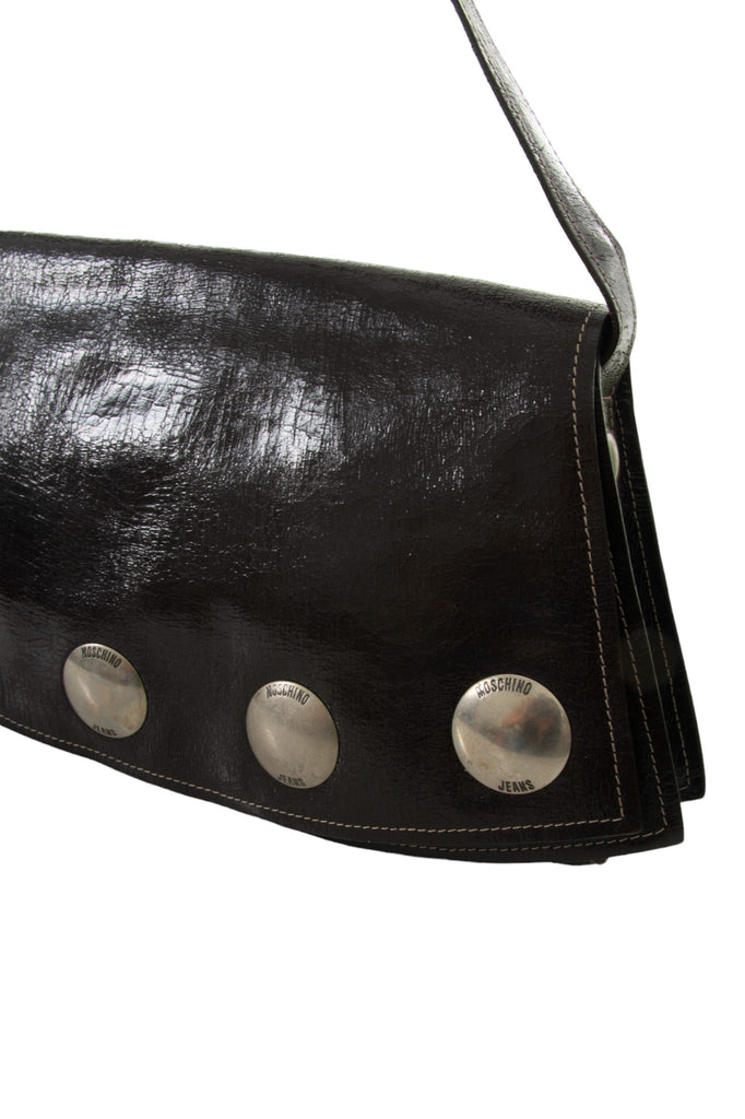 Moschino Studded Leather Handbag - irvrsbl
