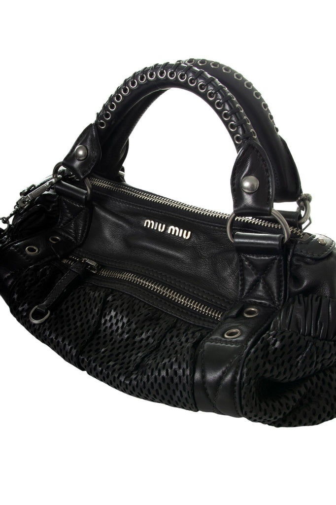 Miu Miu Perforated Leather Bag - irvrsbl