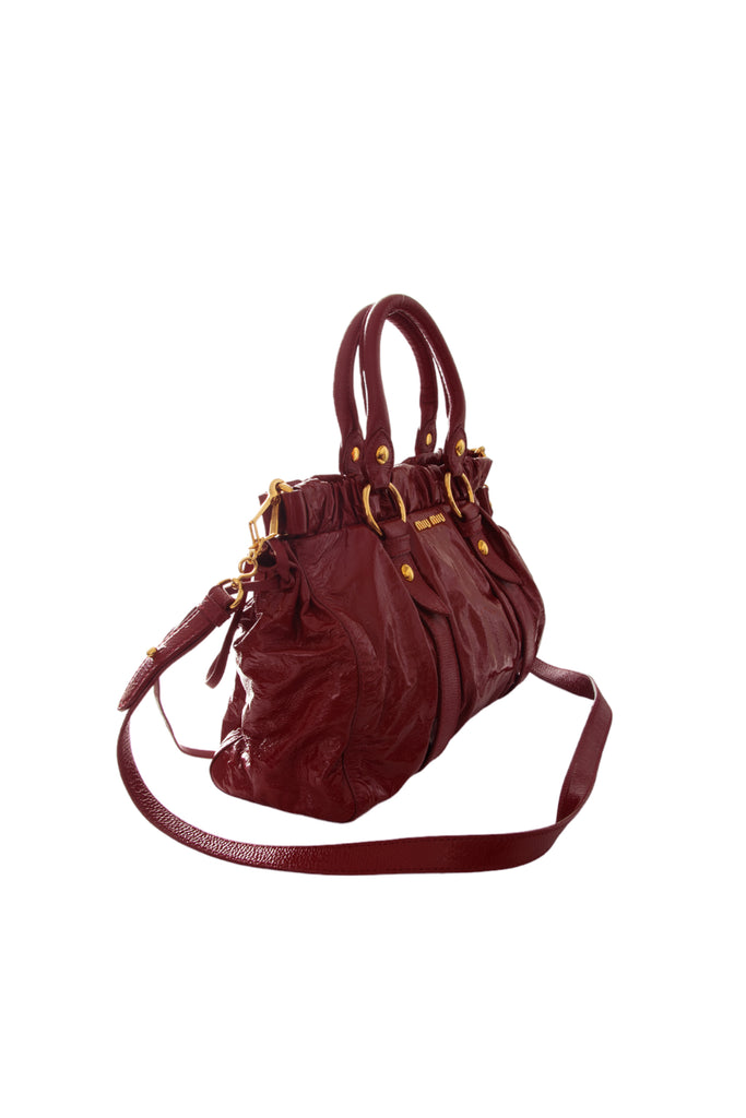 Miu Miu Patent Red Bag - irvrsbl