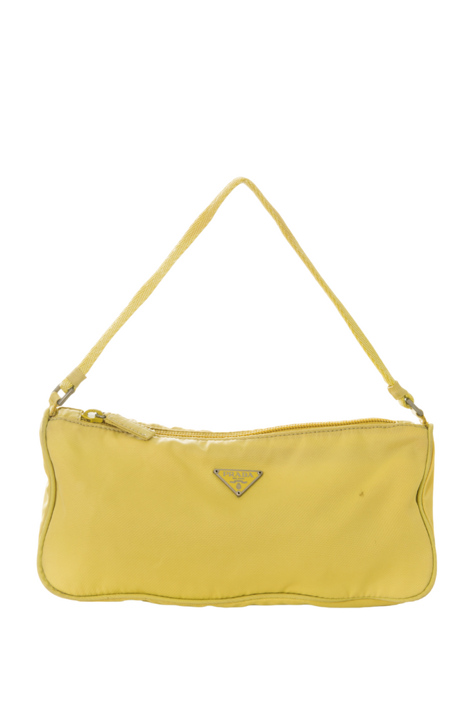 Prada Nylon Handbag in Yellow - irvrsbl