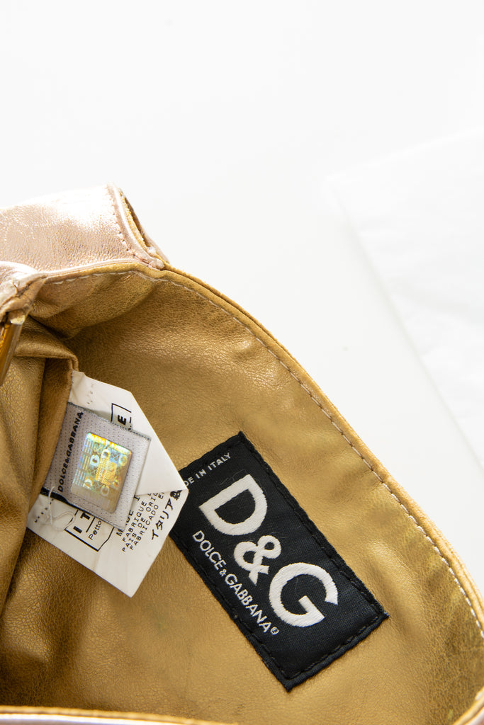 Dolce and GabbanaMetallic Handbag- irvrsbl