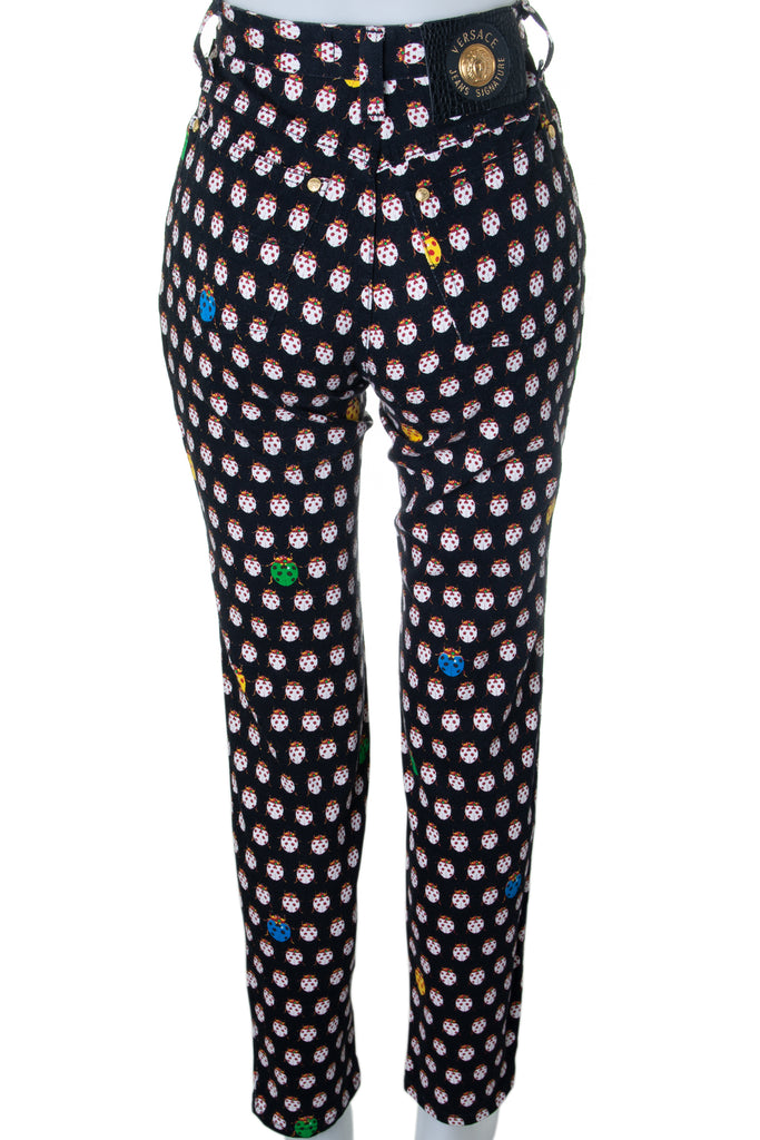 Versace Ladybug Printed Jeans - irvrsbl