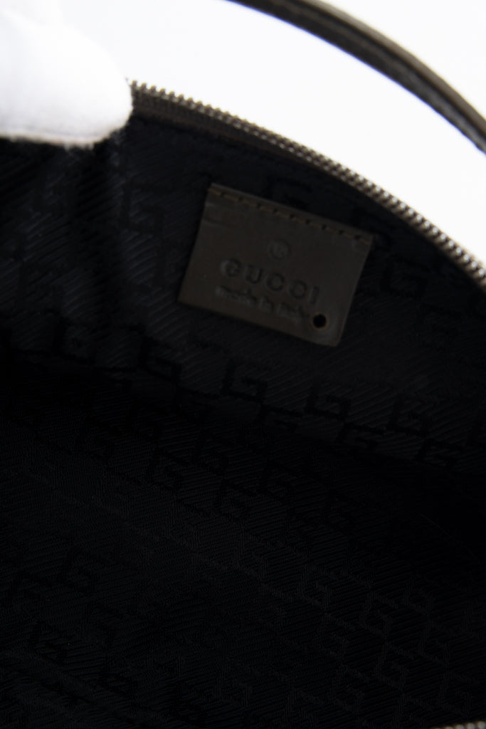 Gucci Taupe Satin Shoulder Bag - irvrsbl