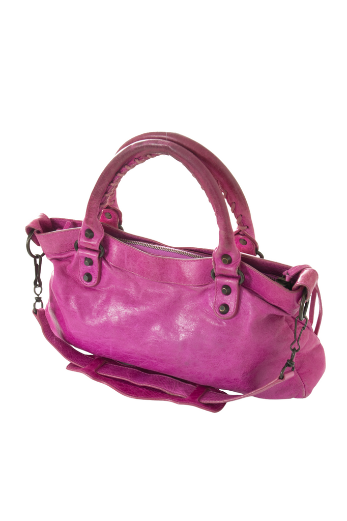 Balenciaga The First Bag in Pink - irvrsbl