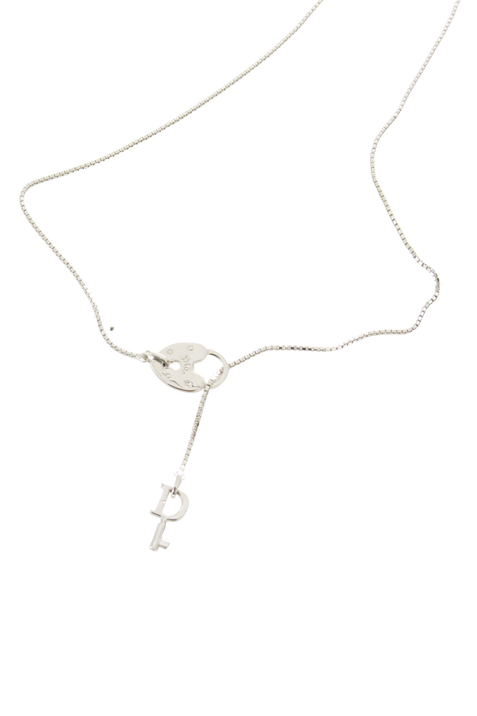 Christian Dior Heart and Key Necklace - irvrsbl