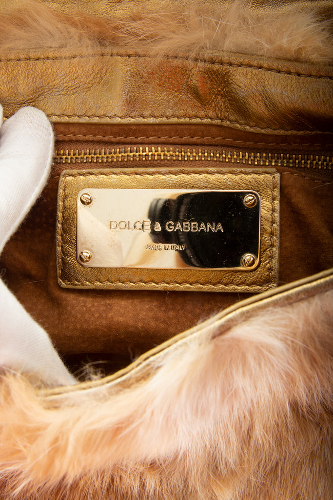 Dolce and Gabbana Fur Handbag - irvrsbl