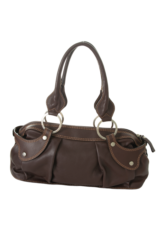 BalenciagaLeather Bag in Brown- irvrsbl