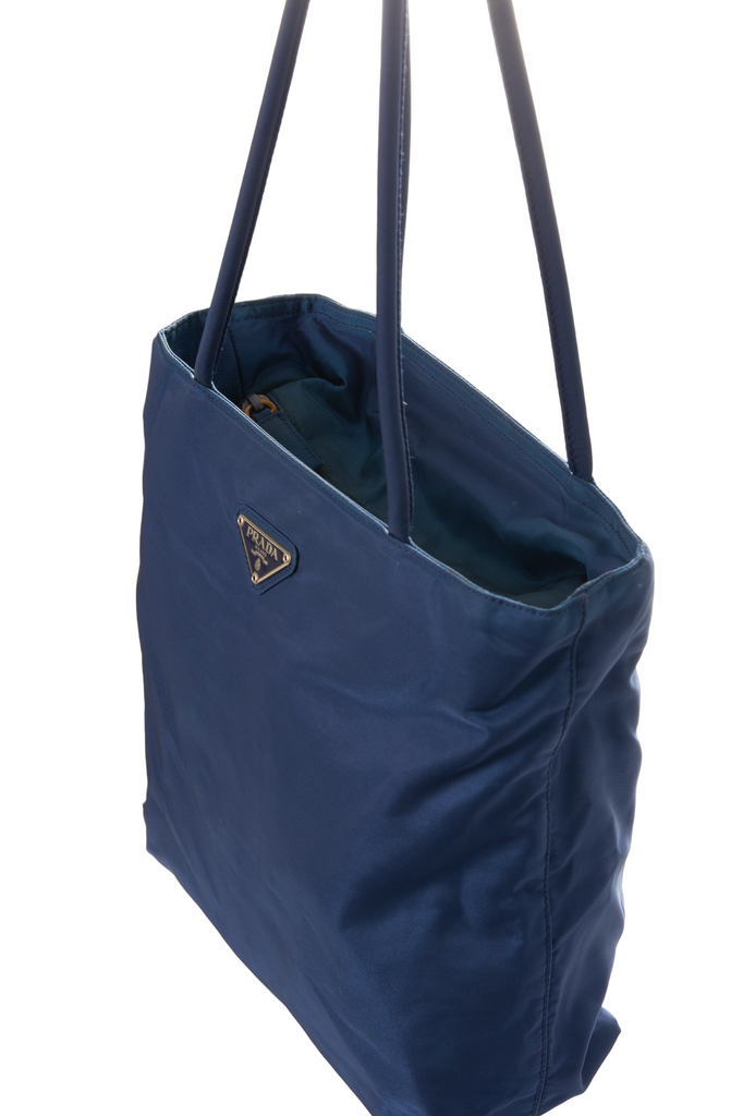 Prada Nylon Tote Bag in Blue - irvrsbl