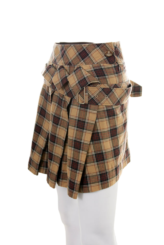 Vivienne Westwood Check Mini Skirt - irvrsbl
