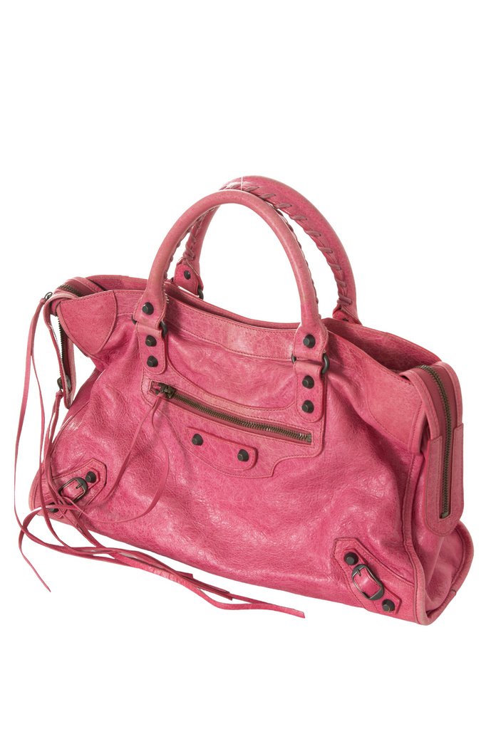 Balenciaga City Bag in Pink - irvrsbl