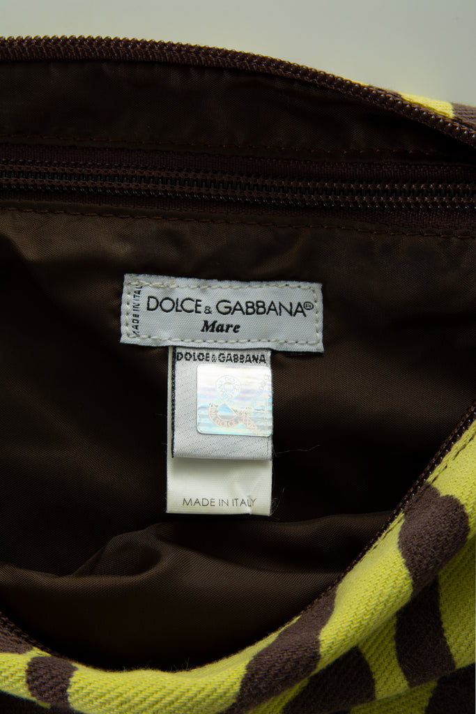 Dolce and GabbanaNeon Zebra Print Bag- irvrsbl