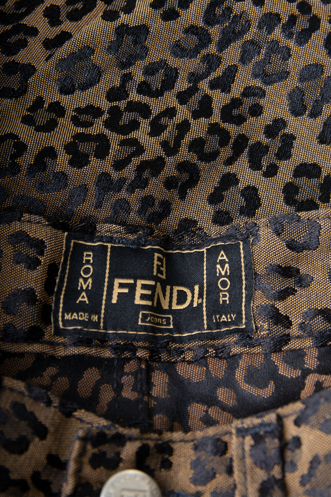 Fendi Animal Print Jeans - irvrsbl