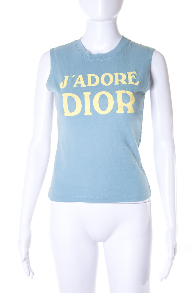 Christian Dior J'adore Dior Tank in Blue - irvrsbl