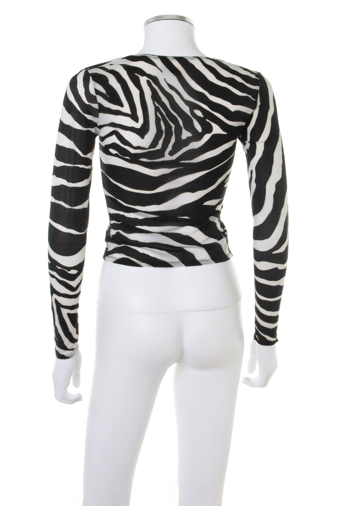 Dolce and Gabbana Zebra Print Top - irvrsbl