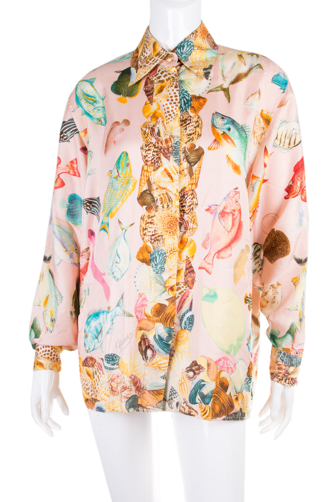 Gucci Sea Life Silk Shirt - irvrsbl