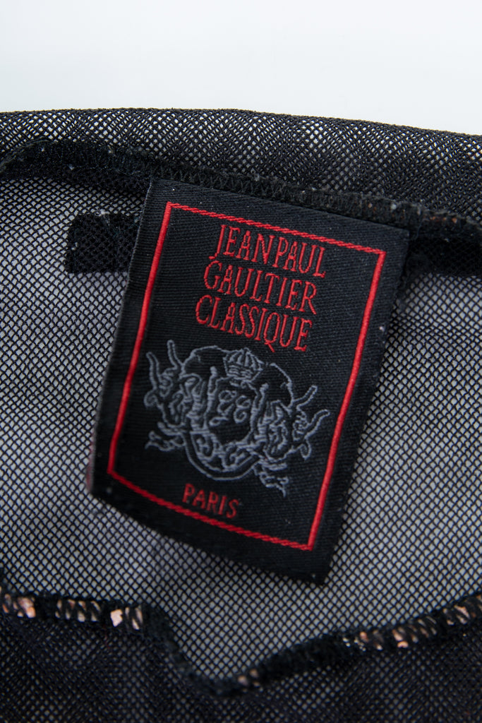 Jean Paul Gaultier Mesh Stripe Top - irvrsbl