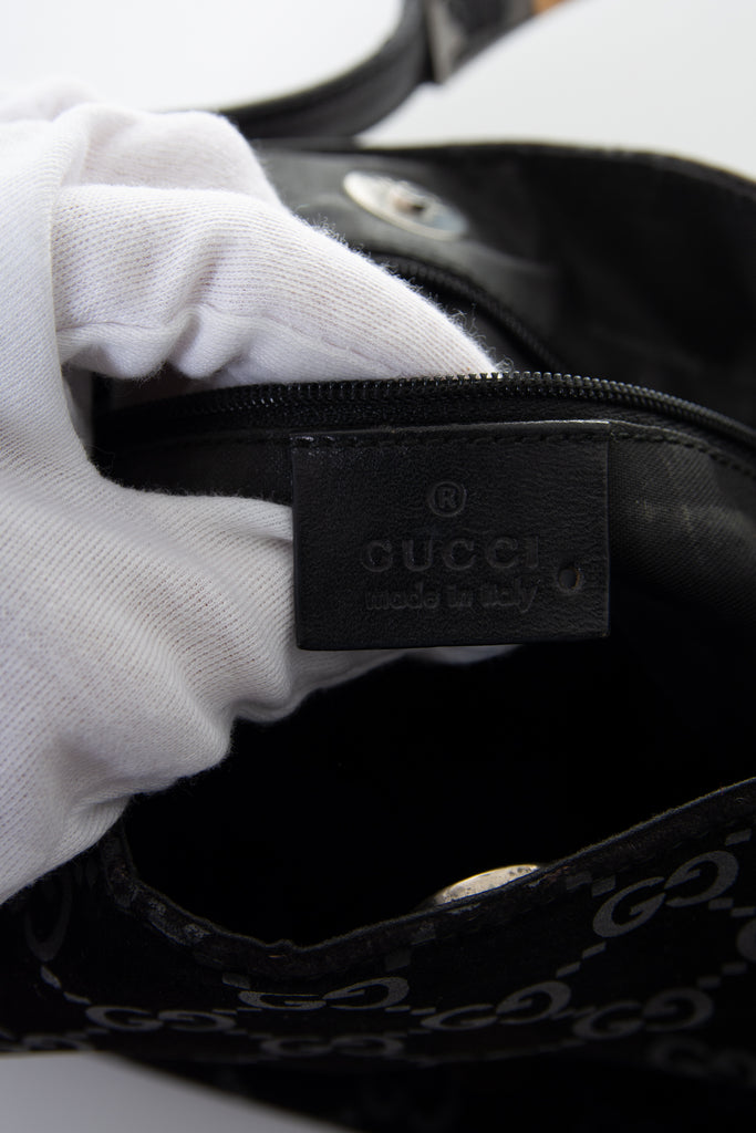 Gucci Monogram Suede Bag - irvrsbl