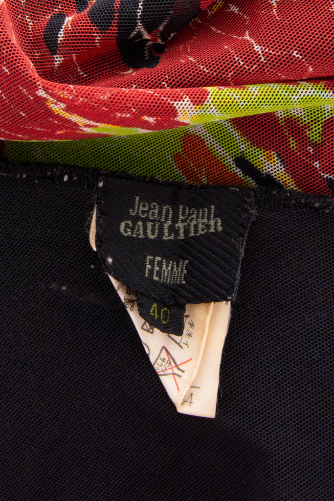 Jean Paul Gaultier Mesh Wrap Dress - irvrsbl
