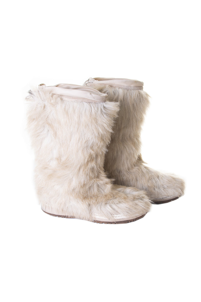 Prada Fur Mukluk Boots - irvrsbl