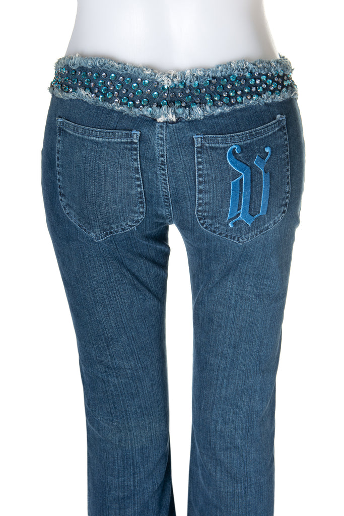 Versace Sawn Off Jeans - irvrsbl