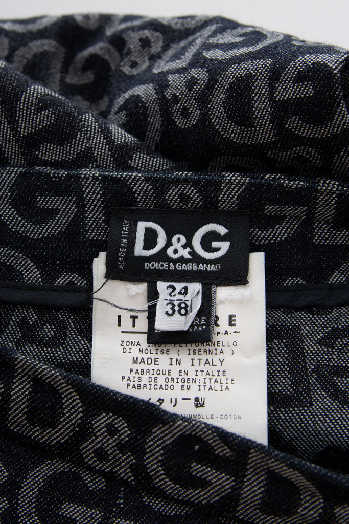 Dolce and Gabbana Monogram Skirt - irvrsbl