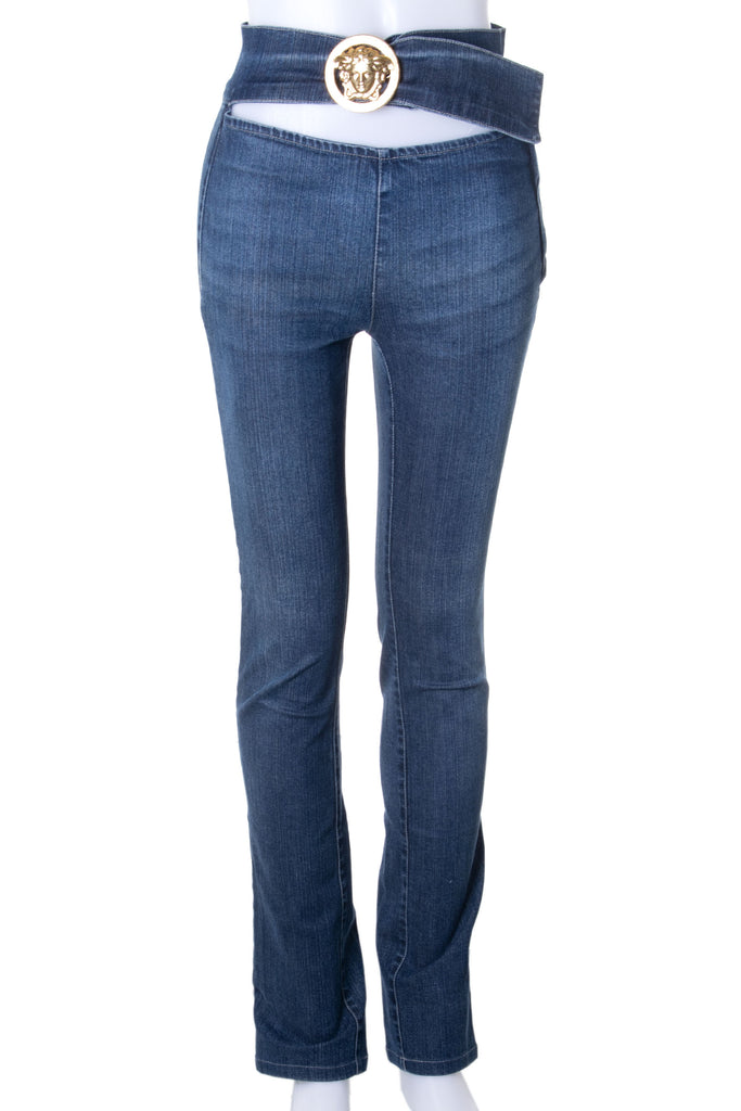 VersaceMedusa Buckle Jeans- irvrsbl