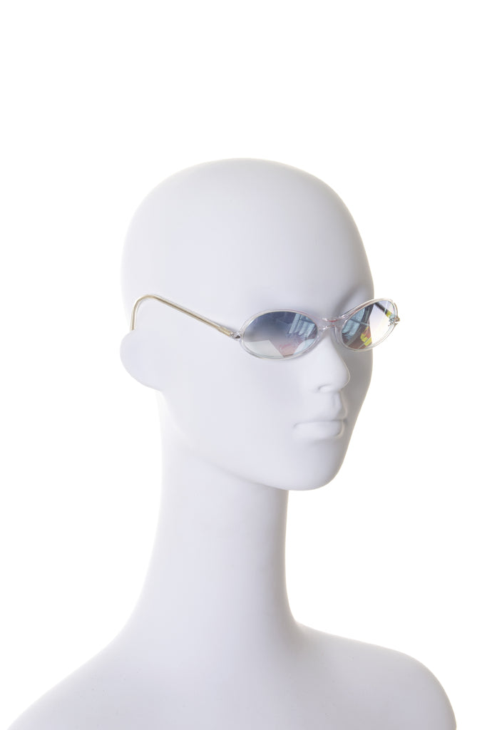 Chanel Reflective Crystal CC Sunglasses - irvrsbl