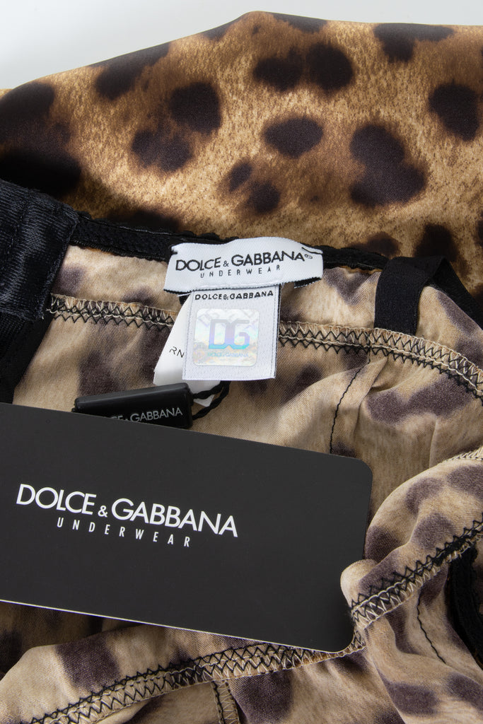 Dolce and Gabbana Animal Print Slip Dress - irvrsbl