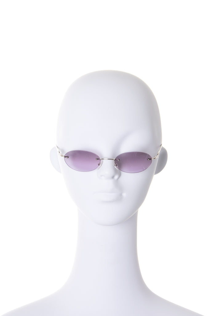 GucciOval Sunglasses with GG Detail- irvrsbl