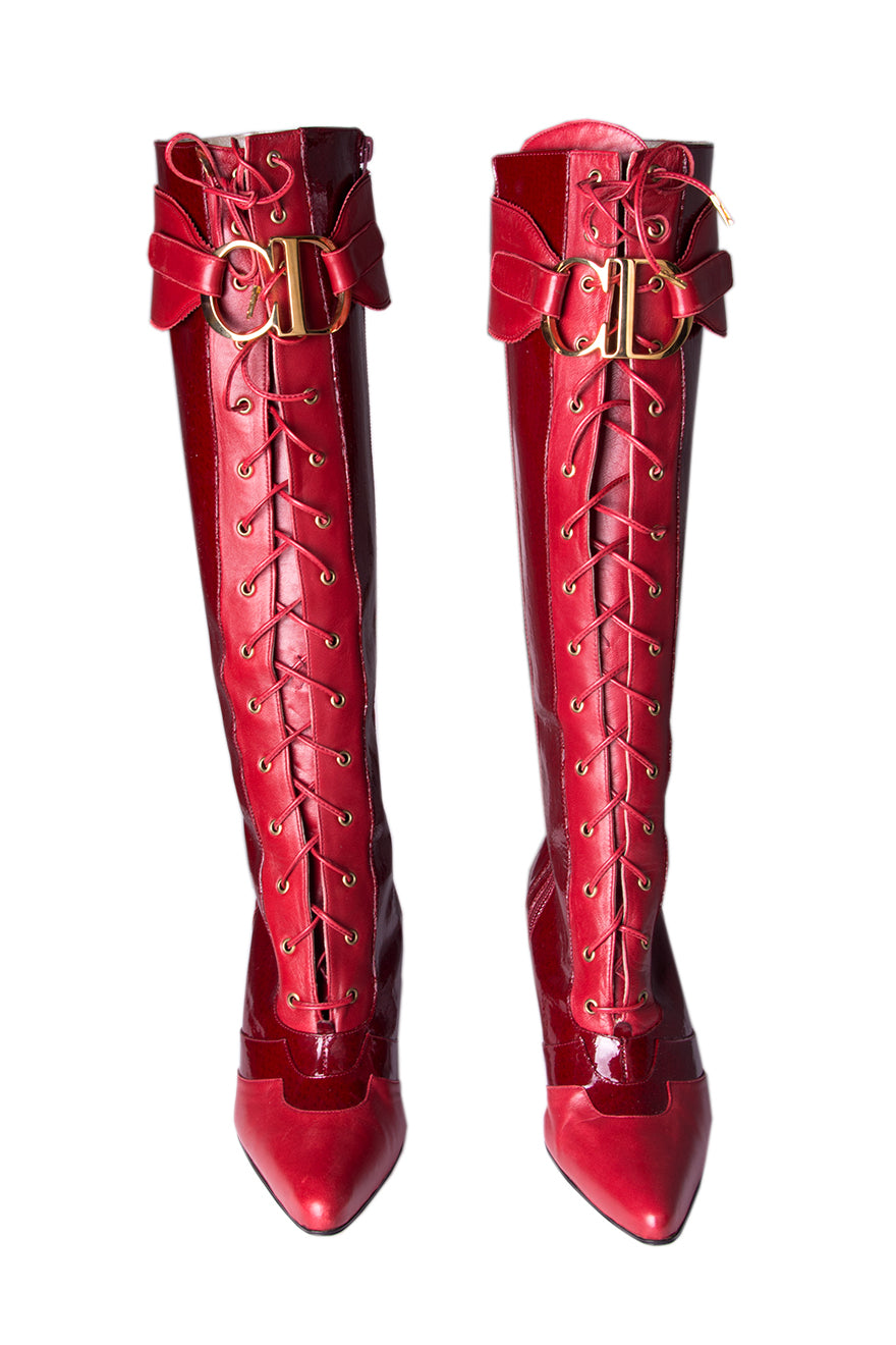 Our Current Fashion Obsession Diors Skin Tight ThighHigh Boots