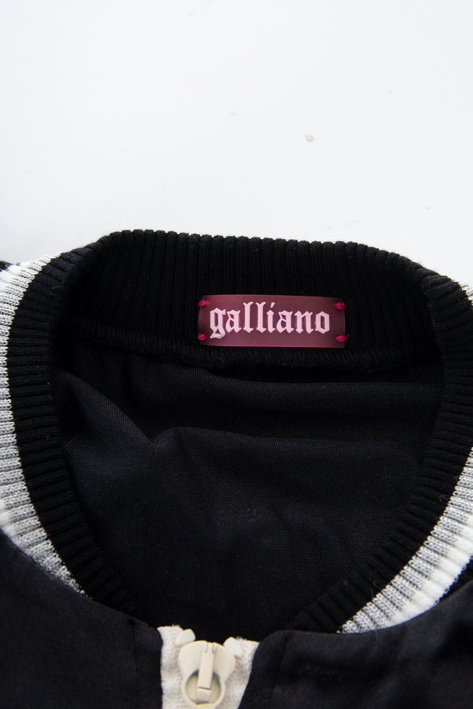 John Galliano Satin Tracksuit Jacket - irvrsbl