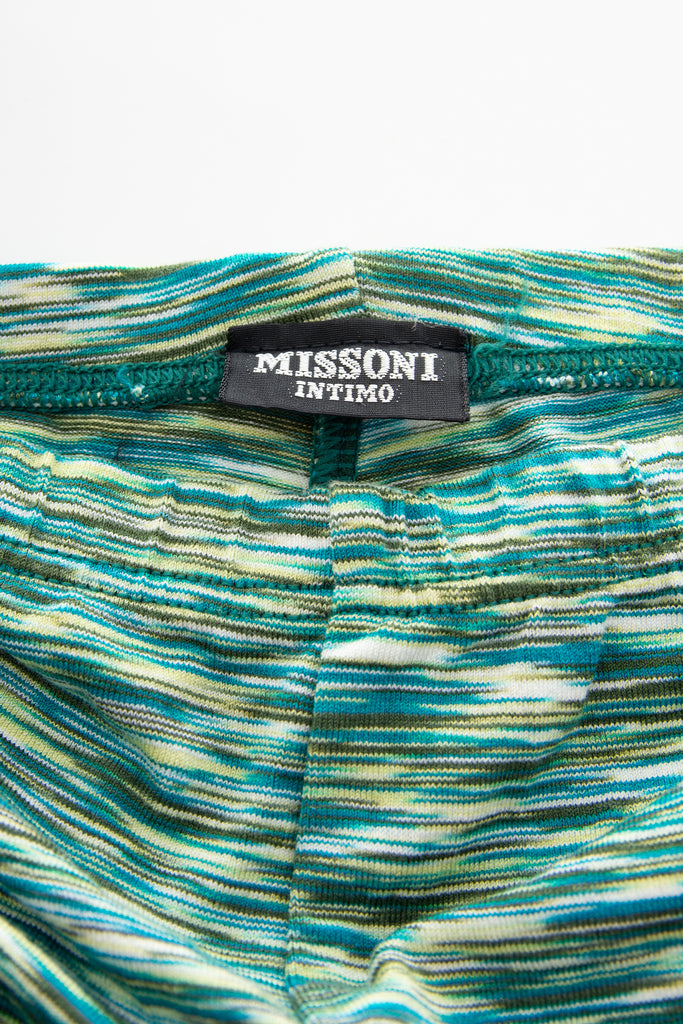 Missoni Knit Leggings in Green - irvrsbl