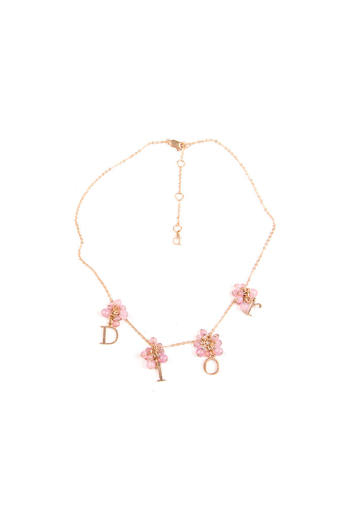 Christian Dior Letter Charm Necklace - irvrsbl