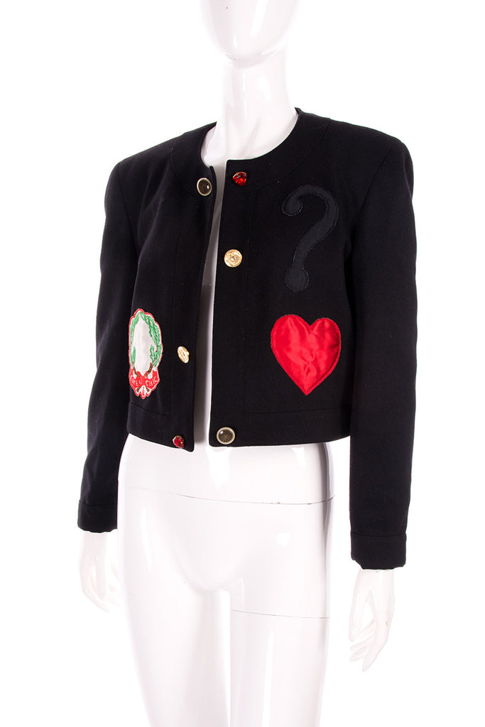 Moschino Cheap and Chic Applique Jacket - irvrsbl