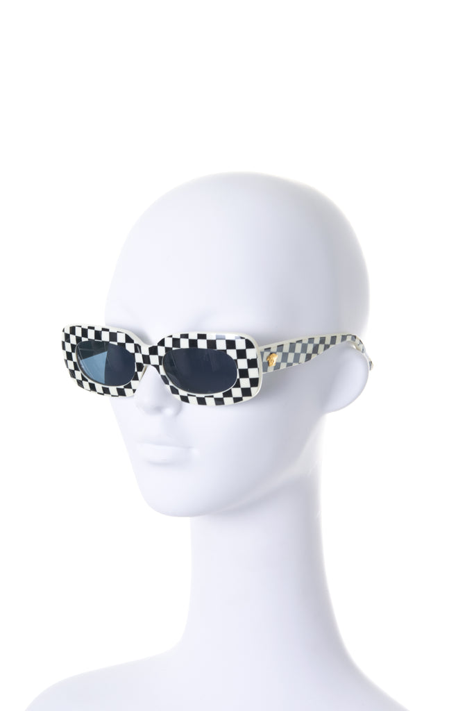 Versace Medusa Checkerboard Sunglasses - irvrsbl