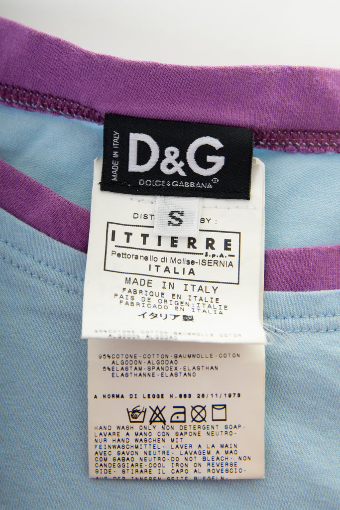 Dolce and GabbanaGlitter Tshirt- irvrsbl