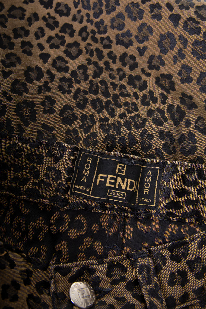 Fendi Animal Print Jeans - irvrsbl