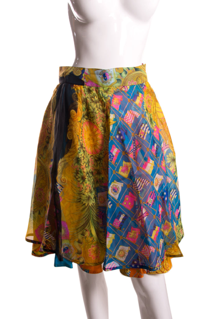 Versace Silk Layered Skirt - irvrsbl