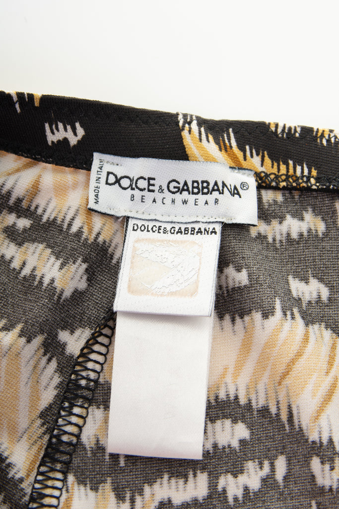 Dolce and GabbanaTiger Print Pants- irvrsbl