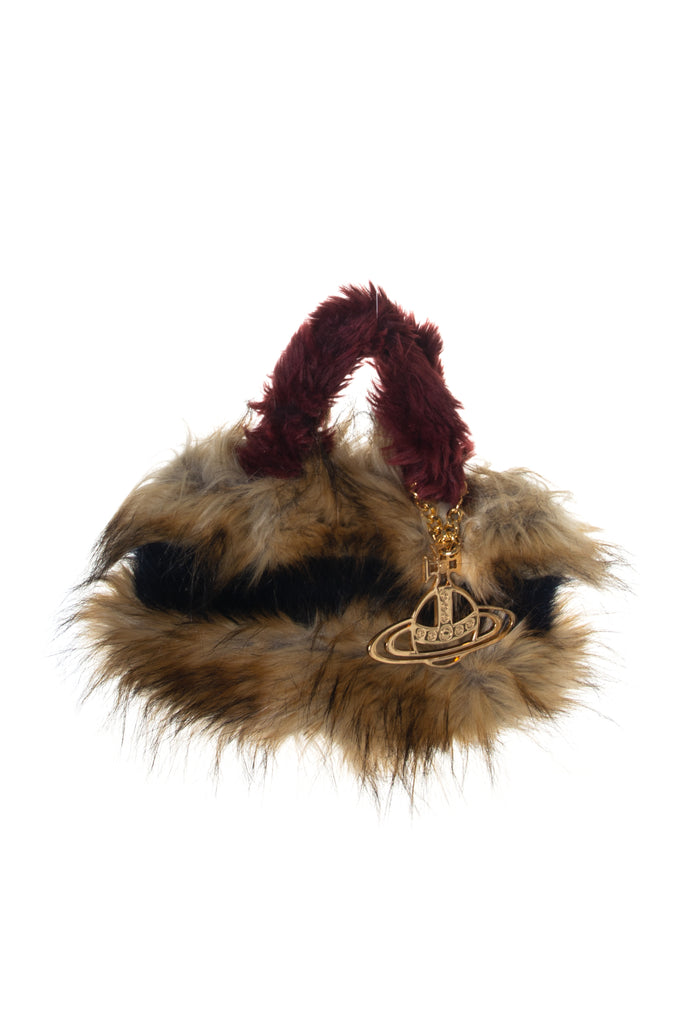 Vivienne Westwood Fluffy Bag with Oversized Orb - irvrsbl