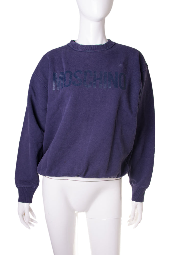 Moschino Logo Print Sweatshirt - irvrsbl