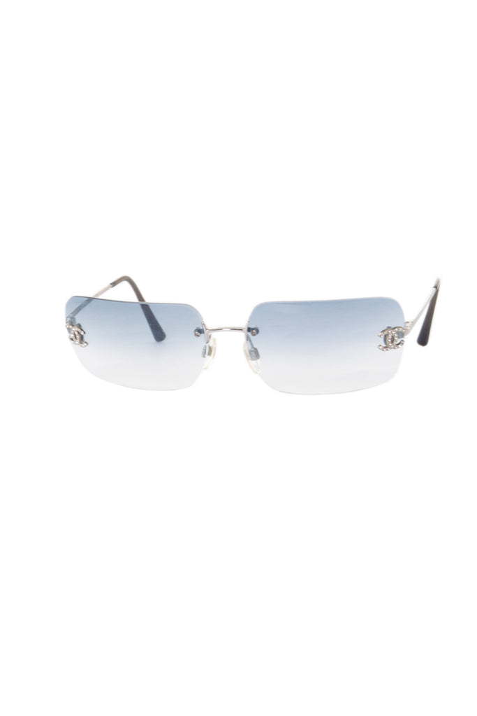 Chanel CC Rhinestone Sunglasses - irvrsbl