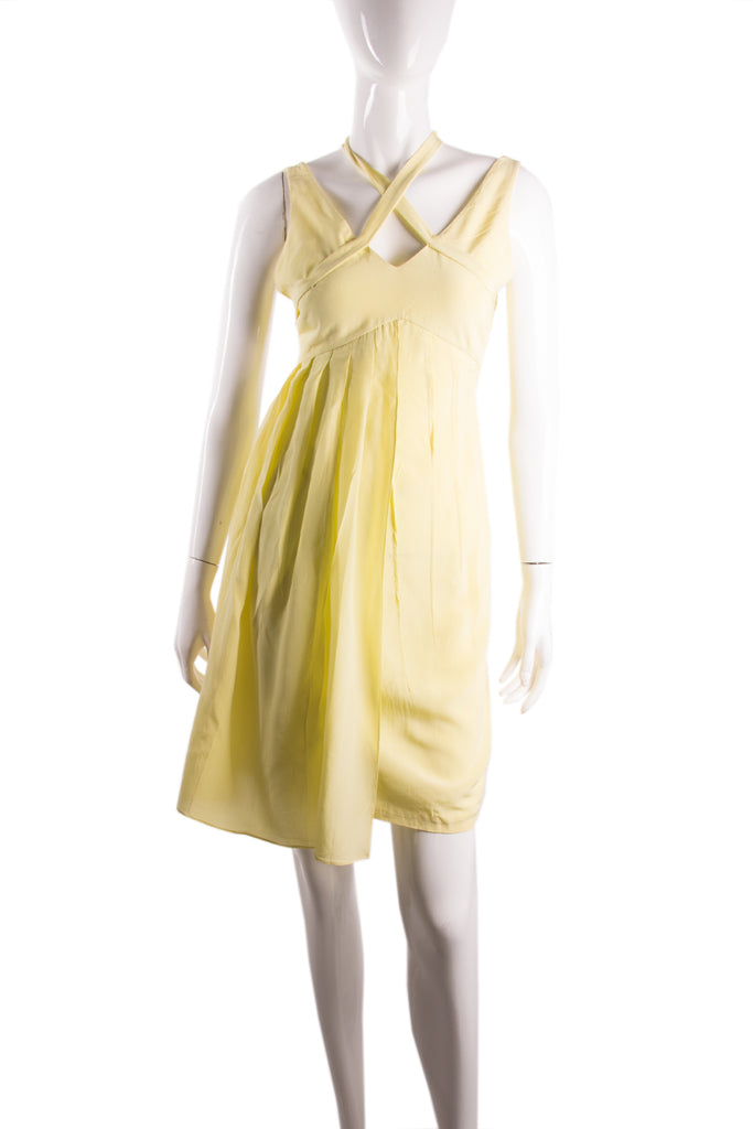 Christian Dior Silk Neon Yellow Dress - irvrsbl