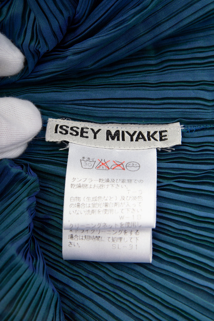 Issey Miyake Pleated Iridescent Top - irvrsbl