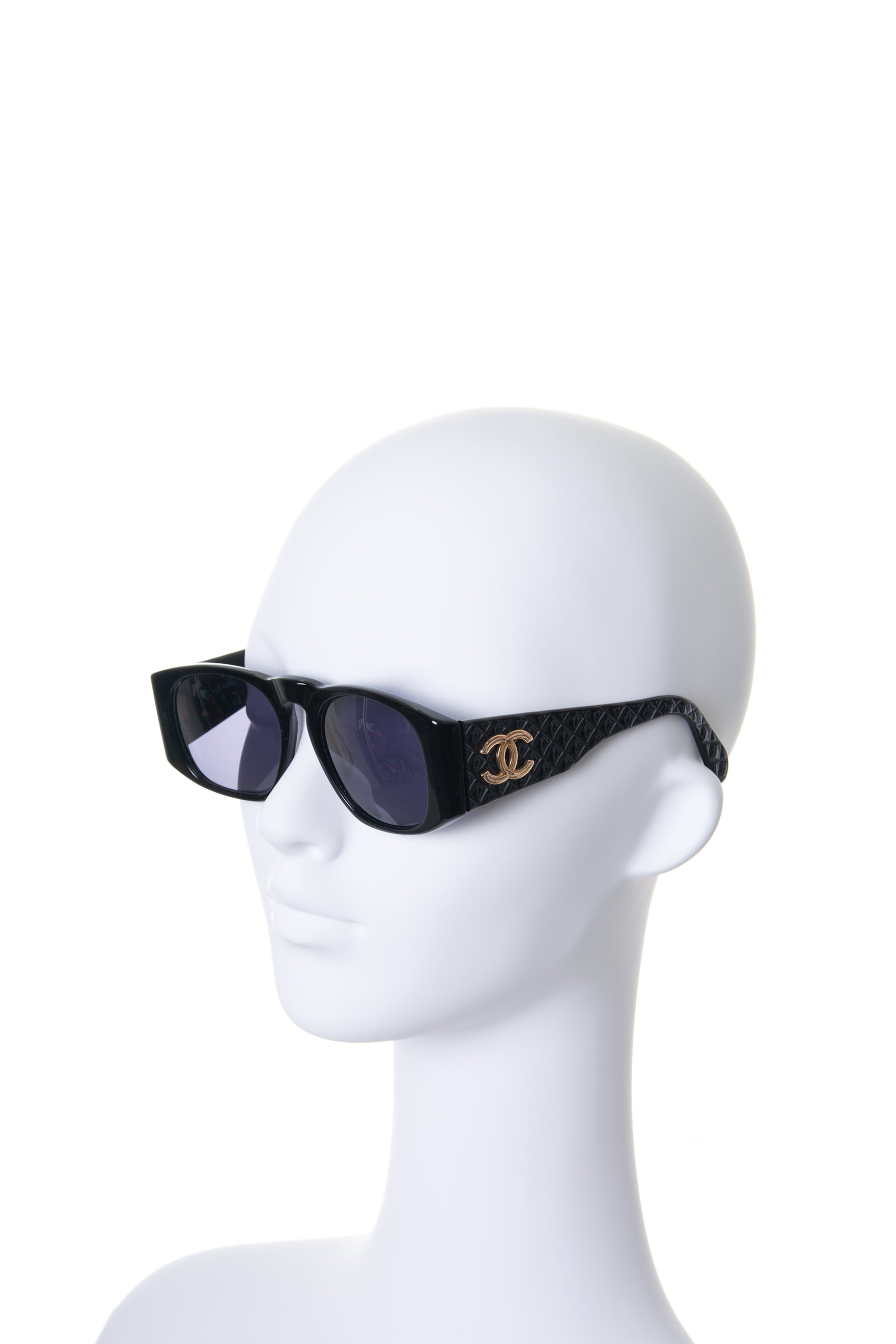 black white chanel sunglasses vintage