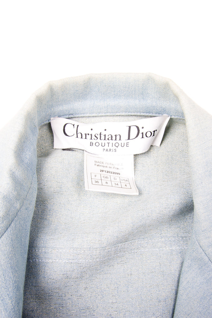 Christian Dior Rhinestone Denim Jacket - irvrsbl