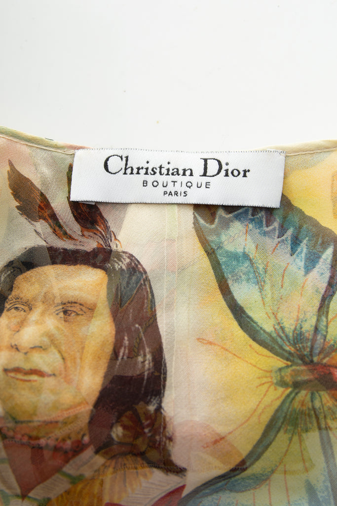 Christian Dior Spring 2002 Stamp Print Shirt - irvrsbl