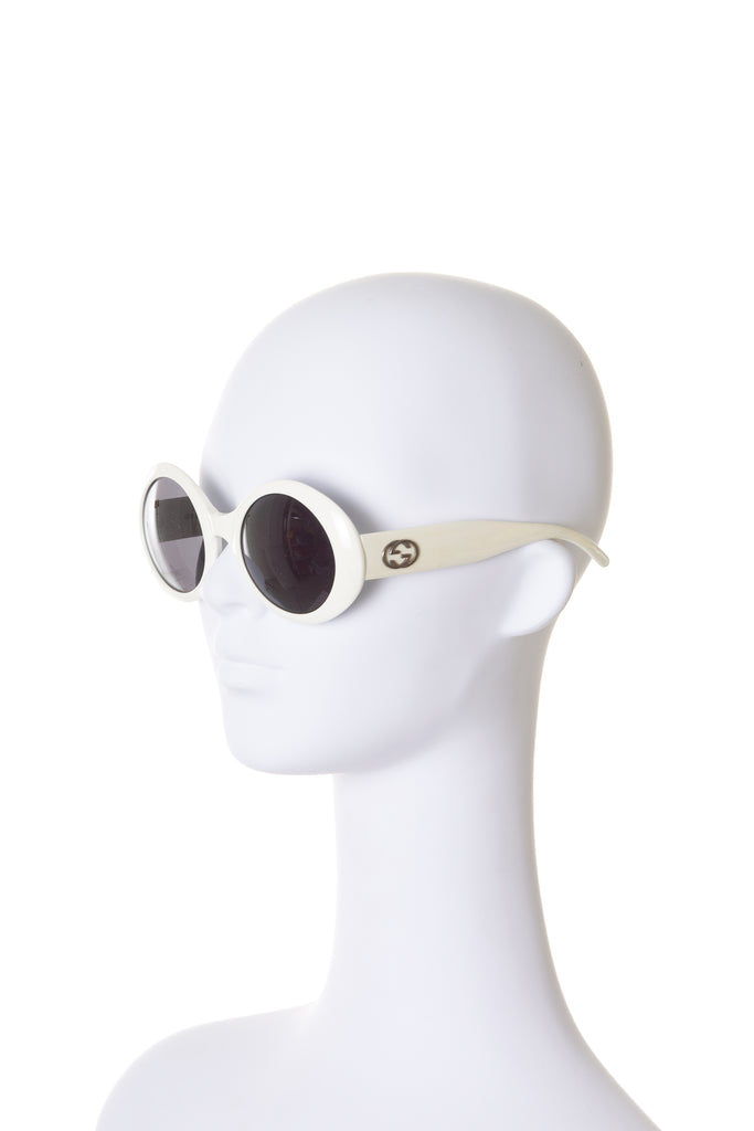 Gucci Oversized White Sunglasses - irvrsbl