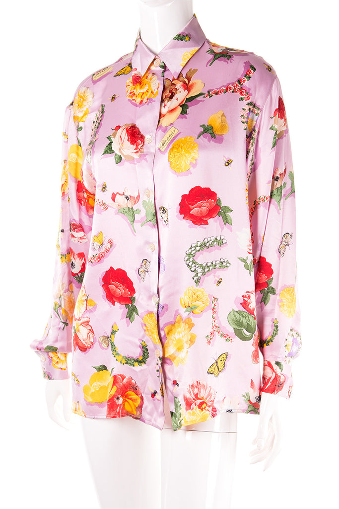 Gucci Tom Ford Silk Floral Top - irvrsbl