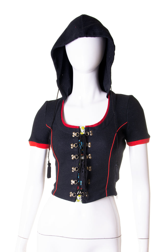 Dolce and Gabbana Hooded Corset Top - irvrsbl
